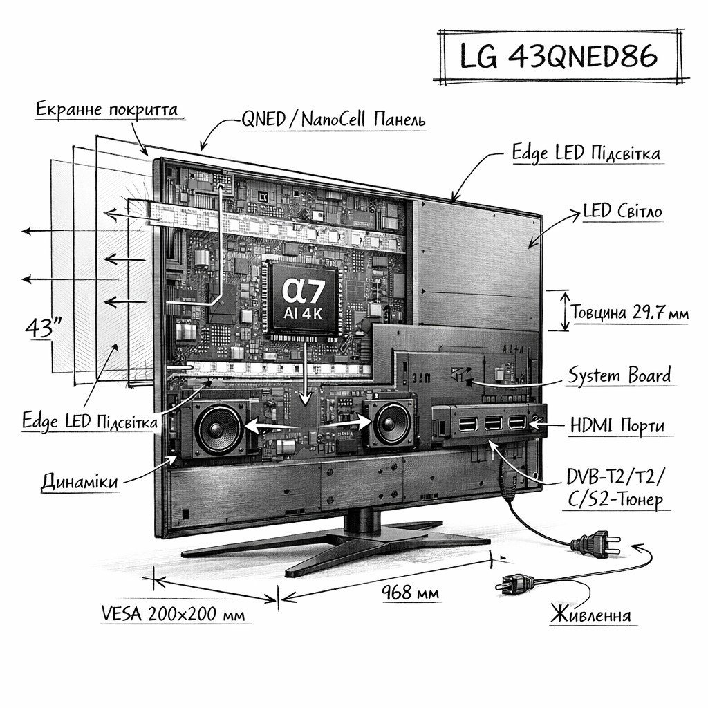 LG 43QNED86